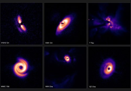 This research brings together observations of more than 80 young stars that might have planets forming around them in spectacular discs. (Photo: ESO/C. Ginski, A. Garufi, P.-G. Valegård et al.)